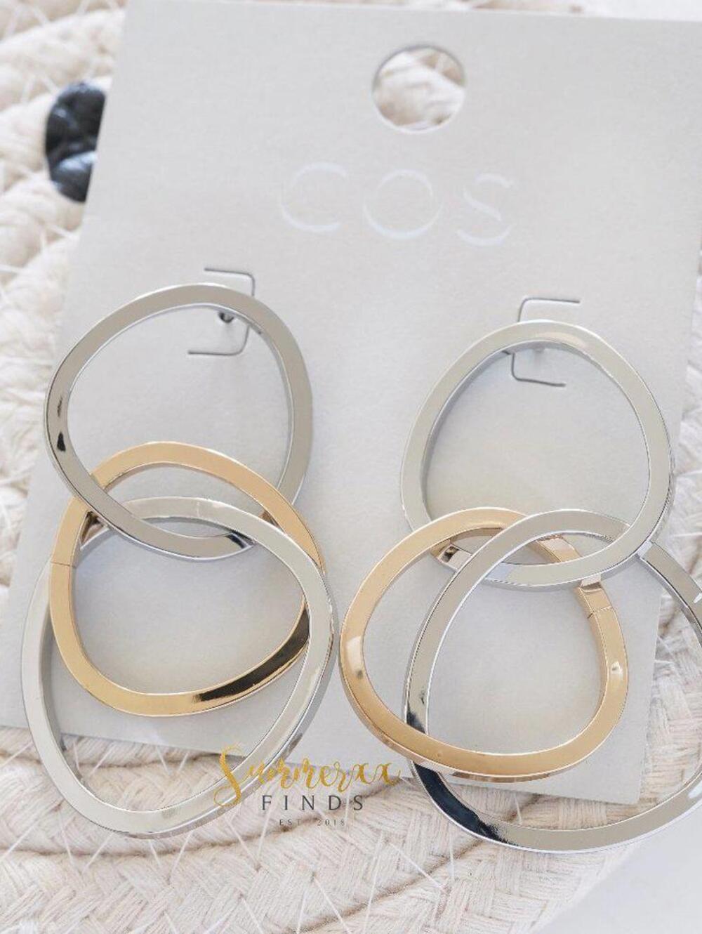 COS Wire Layered Earrings